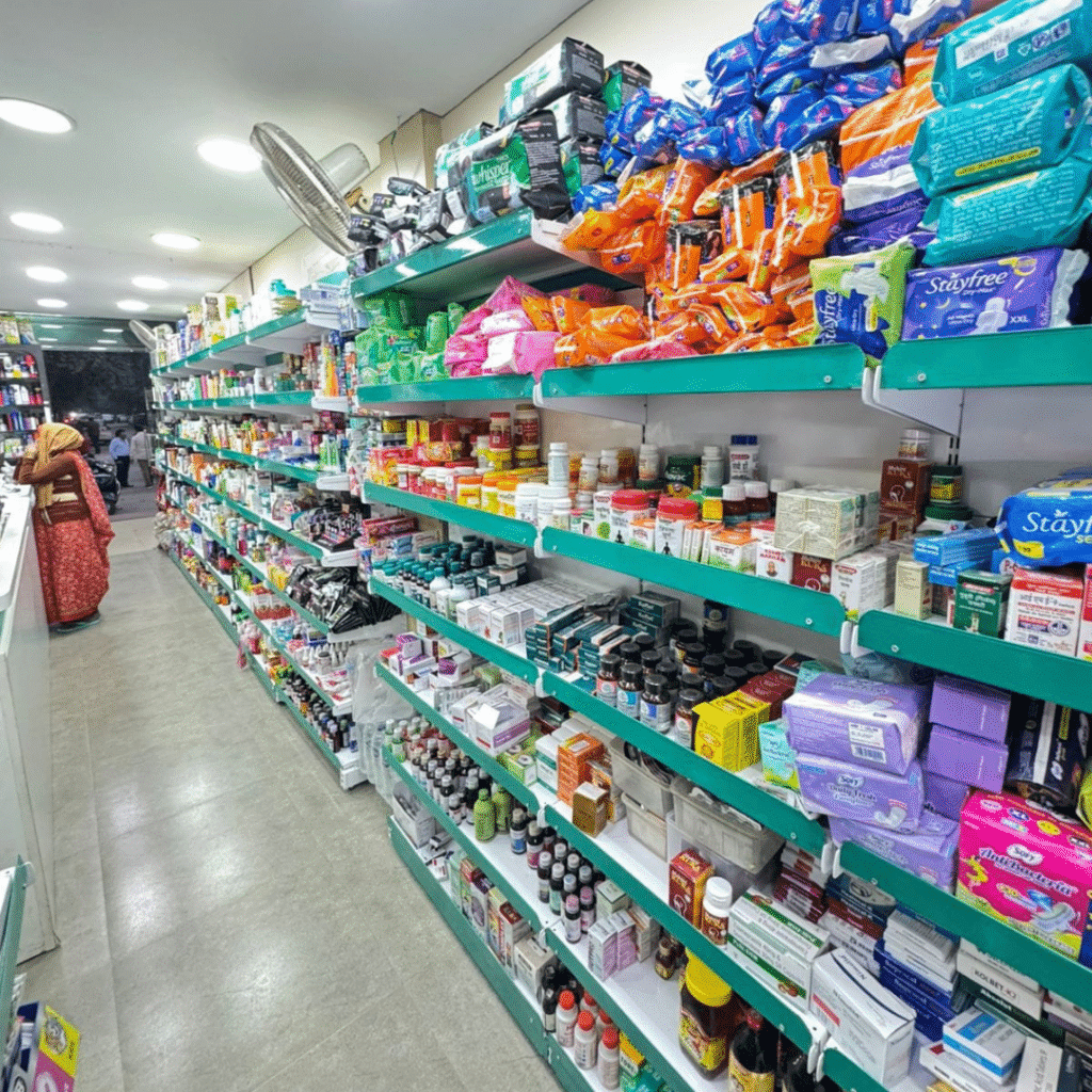 pharmacy rack design ideas