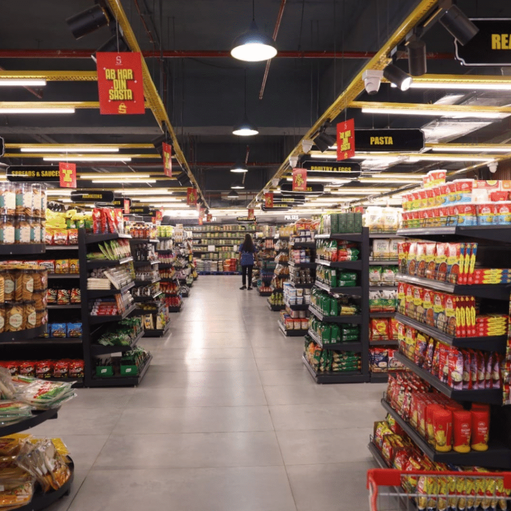 Supermarket Display Rack Manufacturer in Delhi