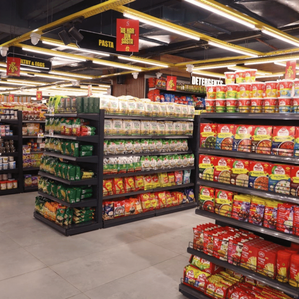 Supermarket Display Rack Manufacturer in Delhi