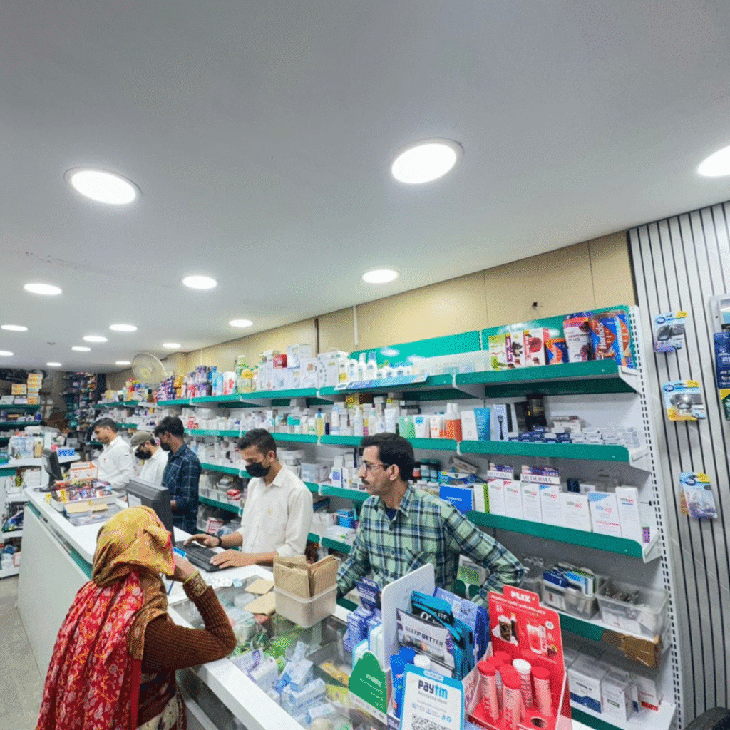 pharmacy rack design ideas