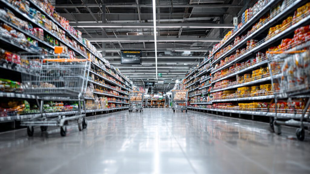 Supermarket racks and Grocery racks