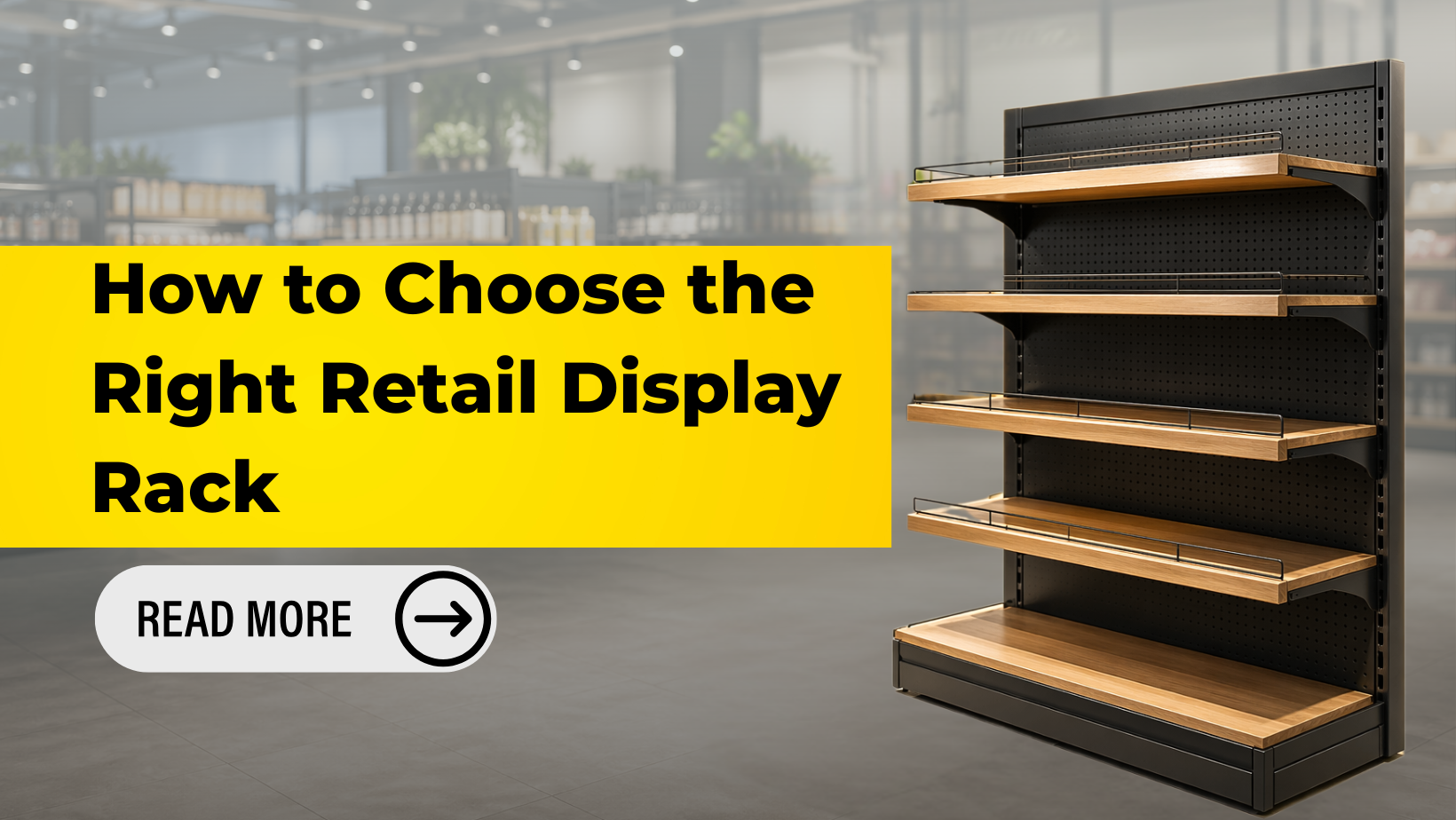 Choose the Right Retail Display Rack