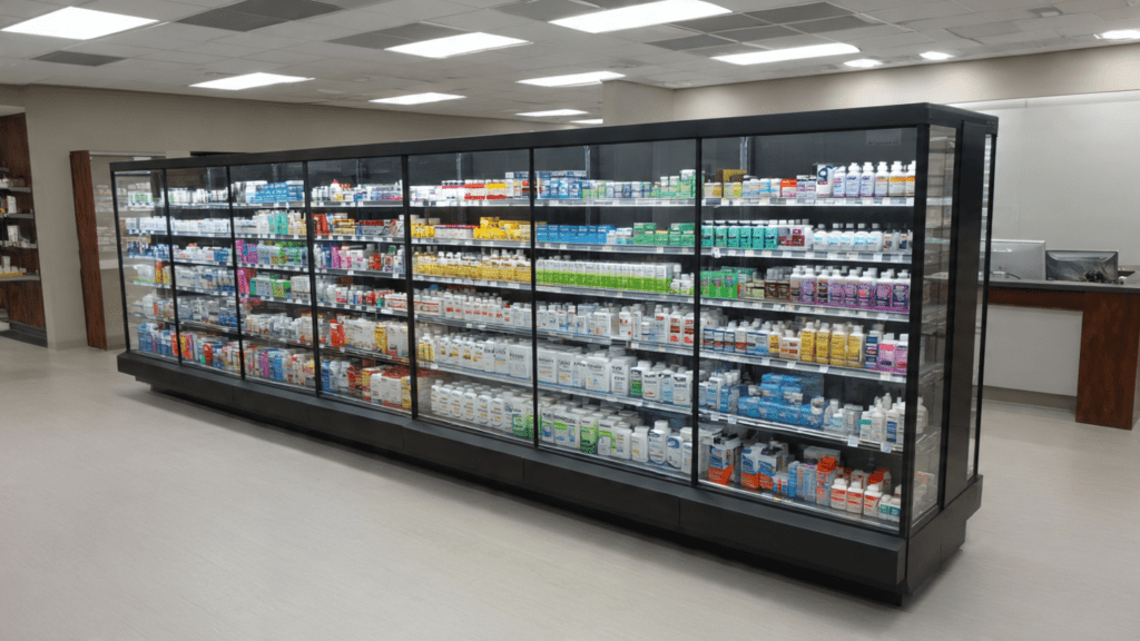 pharmacy rack manufacturer