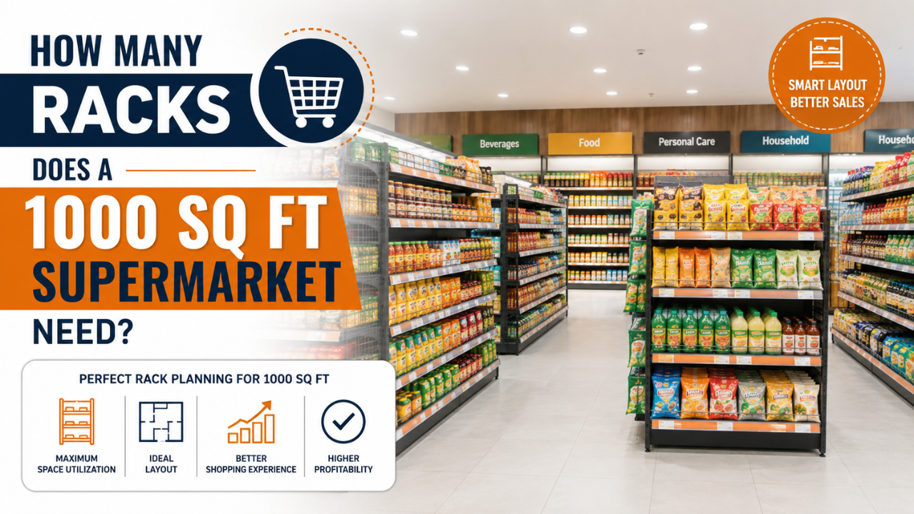 How Many Racks Does a 1000 Sq Ft Supermarket Need?
