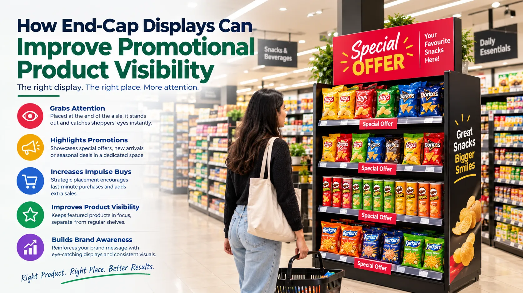 end cap displays for promotional products